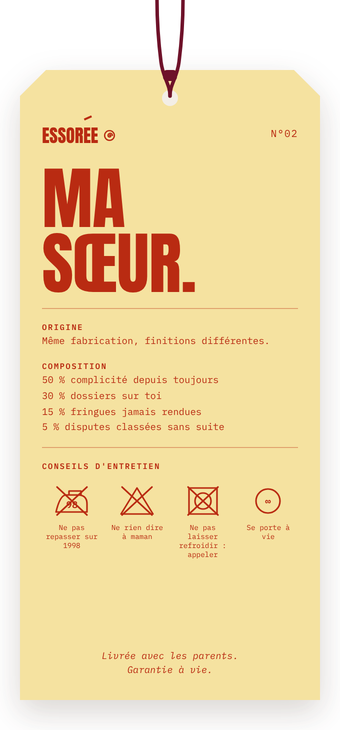 Carte Ma sœur