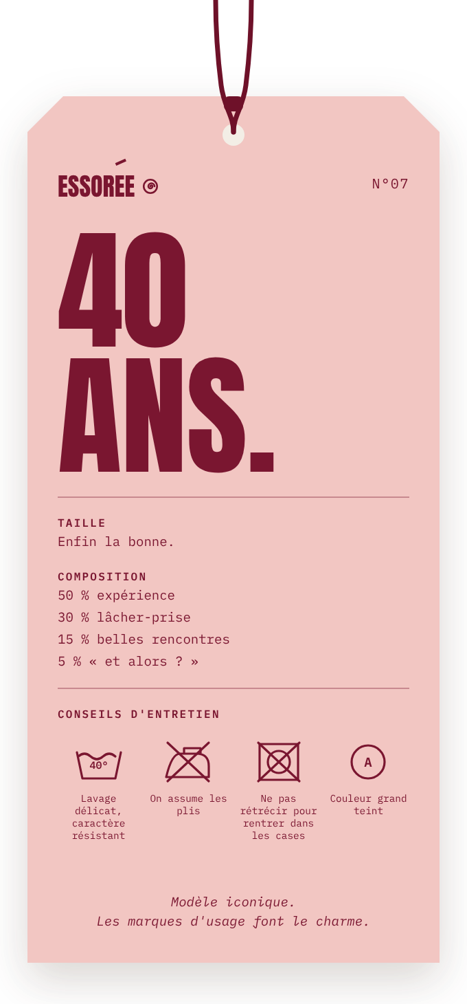 Carte 40 ans